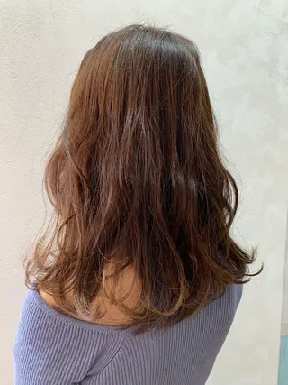 セミロング 加藤 遥花のヘアスタイル