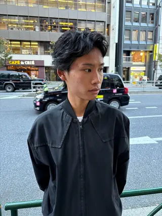 ショート パーマ メンズ 💈メンズ短髪特化 ✂︎伊藤大輝💈のヘアスタイル