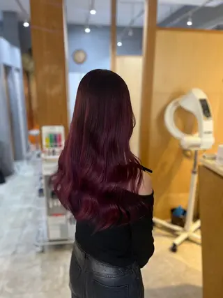 ロング miloc naha ナナカのヘアスタイル