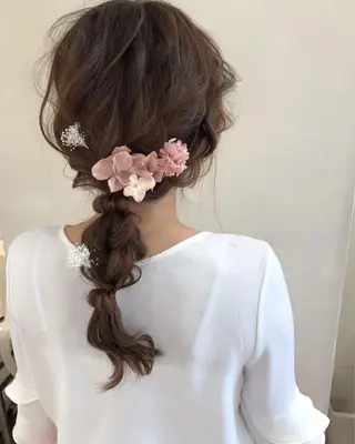 ロング ヘアアレンジ 柳澤 興輝のヘアスタイル