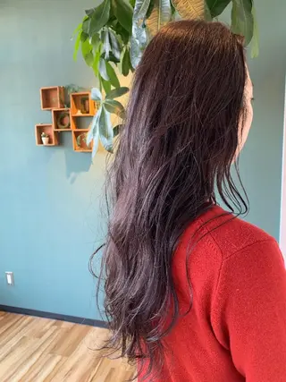 ロング カラー かしわば しょうのヘアスタイル