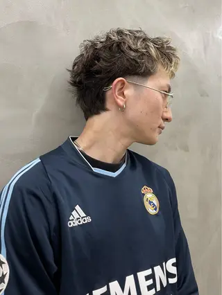 カラー パーマ メンズ メンズカット パーマ[佐橋]のヘアスタイル