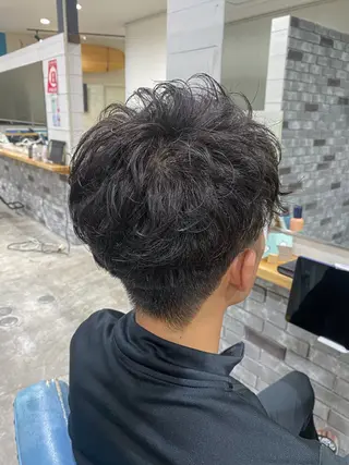 パーマ メンズ offtheLip　ocean所属・メンズパーマ 小澤太雅のヘアスタイル