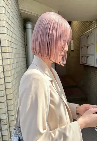 ショート カラー 【ALTLA 吹田】 ハイトーン MUUのヘアスタイル