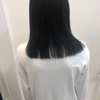 ミディアム カラー 柳田 駿のヘアスタイル