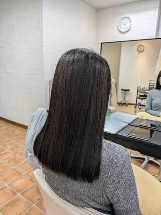 ロング 大人女性カット/ヘア セット✨️片本🌸のヘアスタイル