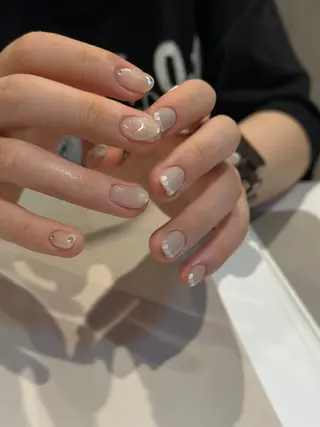 ショート カラー パーマ ヘアアレンジ メンズ キッズ ネイル マツエク・マツパ アイブロウ ar. harajukuのネイルデザイン