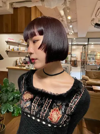 ショート カラー ファッションに 溶け込むstyleのヘアスタイル