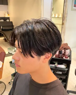ショート メンズ 髪質改善／ブリーチ 宮武　湧斗のヘアスタイル