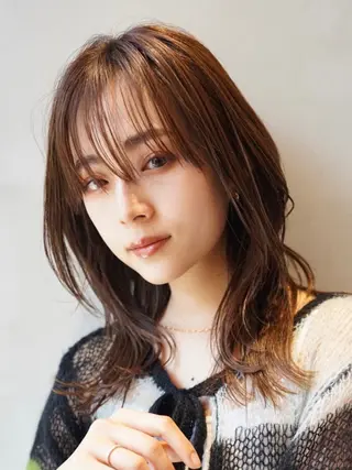 セミロング カラー 似合わせレディース/ メンズ/あゆかのヘアスタイル
