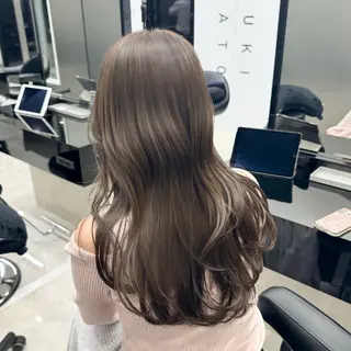 ミディアム カラー 新宿/顔周りカット/ レイヤー/がっきーのヘアスタイル