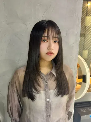 ロング ウルフ レイヤー パーマ🪐MANAのヘアスタイル