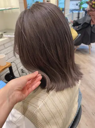 ミディアム ✨透明感ケアカラー✨ 長野ゆきなのヘアスタイル