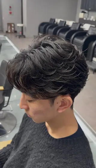 パーマ メンズ ユウ✩.*˚/メンズ 特化/シャドウパーマのヘアスタイル