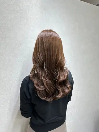 セミロング 髪質改善×レイヤー 中村洋介のヘアスタイル
