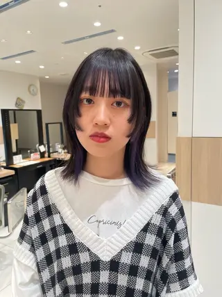 ミディアム 💗モデルカット 募集中のヘアスタイル