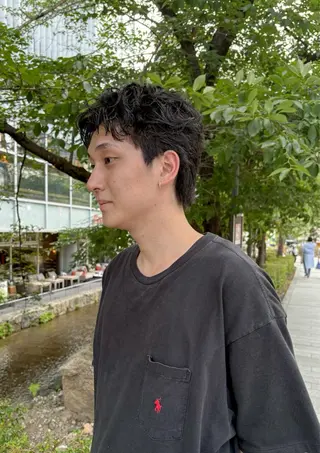 ショート パーマ メンズ 野本光一朗/メンズ/ メンズパーマのヘアスタイル