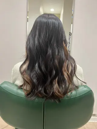 ロング カラー パーマ ヘアアレンジ 🌈インナーカラー ‘ショウマ’🌈のヘアスタイル
