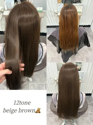 カラー 透明感カラー/ 韓国ヘア/umi🎀のヘアスタイル