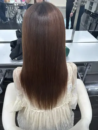 ロング ブリーチ/ /透明感カラーのヘアスタイル
