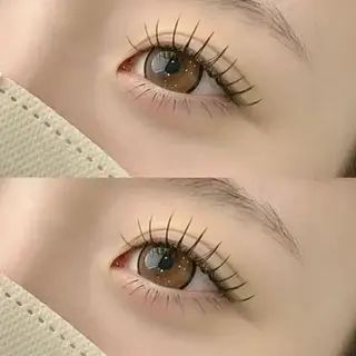 マツエク・マツパ ゆり愛❤️ラツシユ AURAのマツエク・マツパデザイン