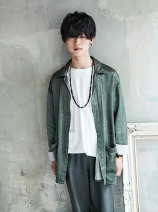 ミディアム カラー メンズ 髪質改善サロン✨OR ANGE⭐️STARのヘアスタイル