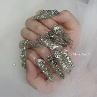 ネイル HANA 長さだしのネイルデザイン