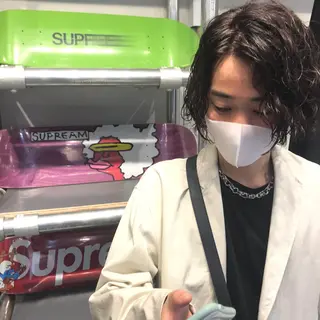 ミディアム 小川 舜人のヘアスタイル