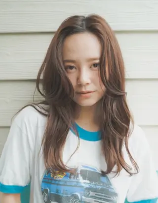 ロング miyu/ヘアセット ブリーチモデル募集中のヘアスタイル