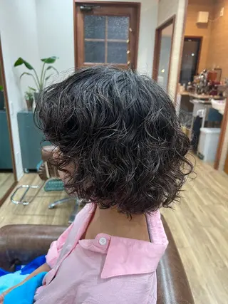 ショート パーマ 🍇おぐら めぐみ🍇のヘアスタイル