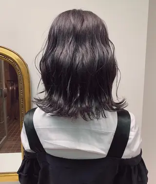 セミロング 丹羽大喜 縮毛矯正/美髪矯正のヘアスタイル