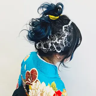 セミロング ヘアアレンジ 古沢 みづきのヘアスタイル