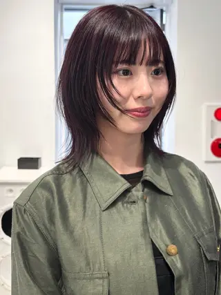ミディアム カラー HARU//原宿🤍 リピート率NO.1のヘアスタイル