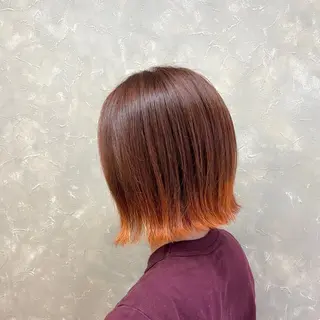 ショート カラー 有田裕真 【ブリーチカラー】のヘアスタイル