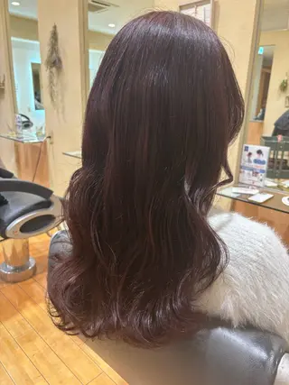 ロング カラー 井上 未悠のヘアスタイル