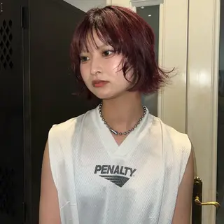 ショート カラー SIKI ゆうのヘアスタイル