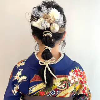 ロング 山口 莉奈のヘアスタイル