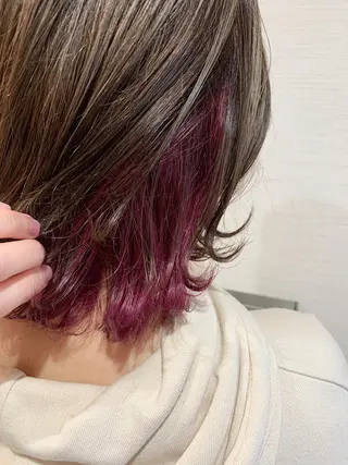 ショート カラー 蓮見  友里のヘアスタイル
