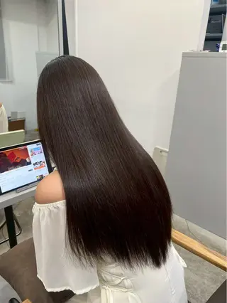 ロング パーマ ハイトーンカラー が絶対可愛い✨泰聖✨のヘアスタイル