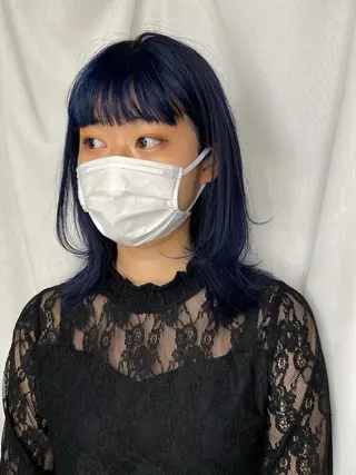 ミディアム 早瀬裕之 パーマのヘアスタイル