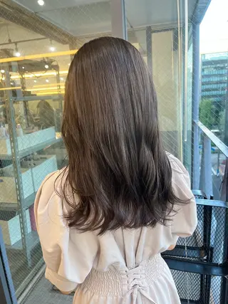 セミロング カラー 🌛ダブルカラー 🌜SAYAKAのヘアスタイル