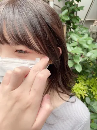 ミディアム 🌟美髪縮毛矯正🌟 吉田冴一のヘアスタイル