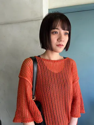 ショート カラー 原 瑞希のヘアスタイル