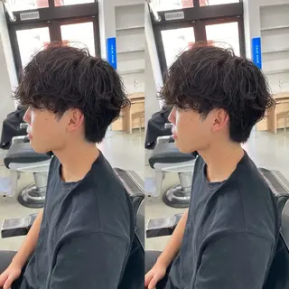 パーマ メンズ Lond LOGAN所属・🔥波巻き/ツイスパ 特化🔥メンズパーマのヘアスタイル