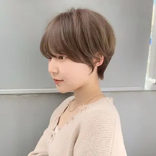 ショート カラー 立川✨ブリーチ/ ケアブリーチ✨のヘアスタイル