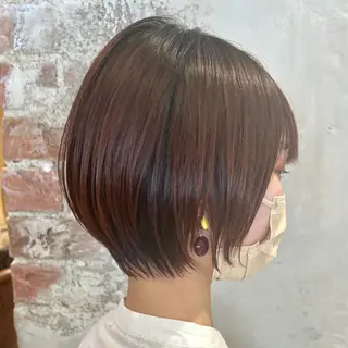 ショート カラー 💍新宿ショート 💍岩田莉奈のヘアスタイル