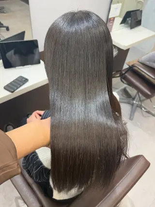 ロング カラー 韓国×髪質改善カラー 💎hinaのヘアスタイル