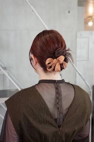 ミディアム モリモト サナのヘアスタイル