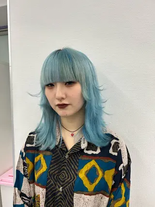 ミディアム カラー Kurumi☆彡 練馬バウハウスヘアのヘアスタイル
