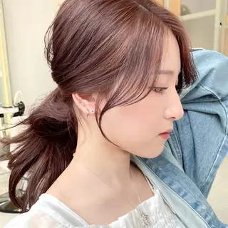 ロング カラー 🇰🇷韓国風くびれ ヘア🇰🇷中村優大のヘアスタイル